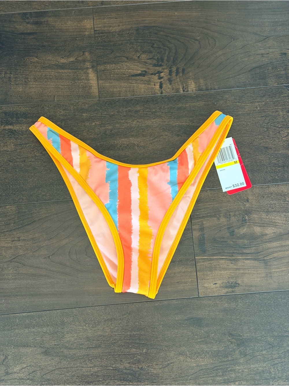 NWT Gossip Neon Peach Grapefruit Bikini Bottom